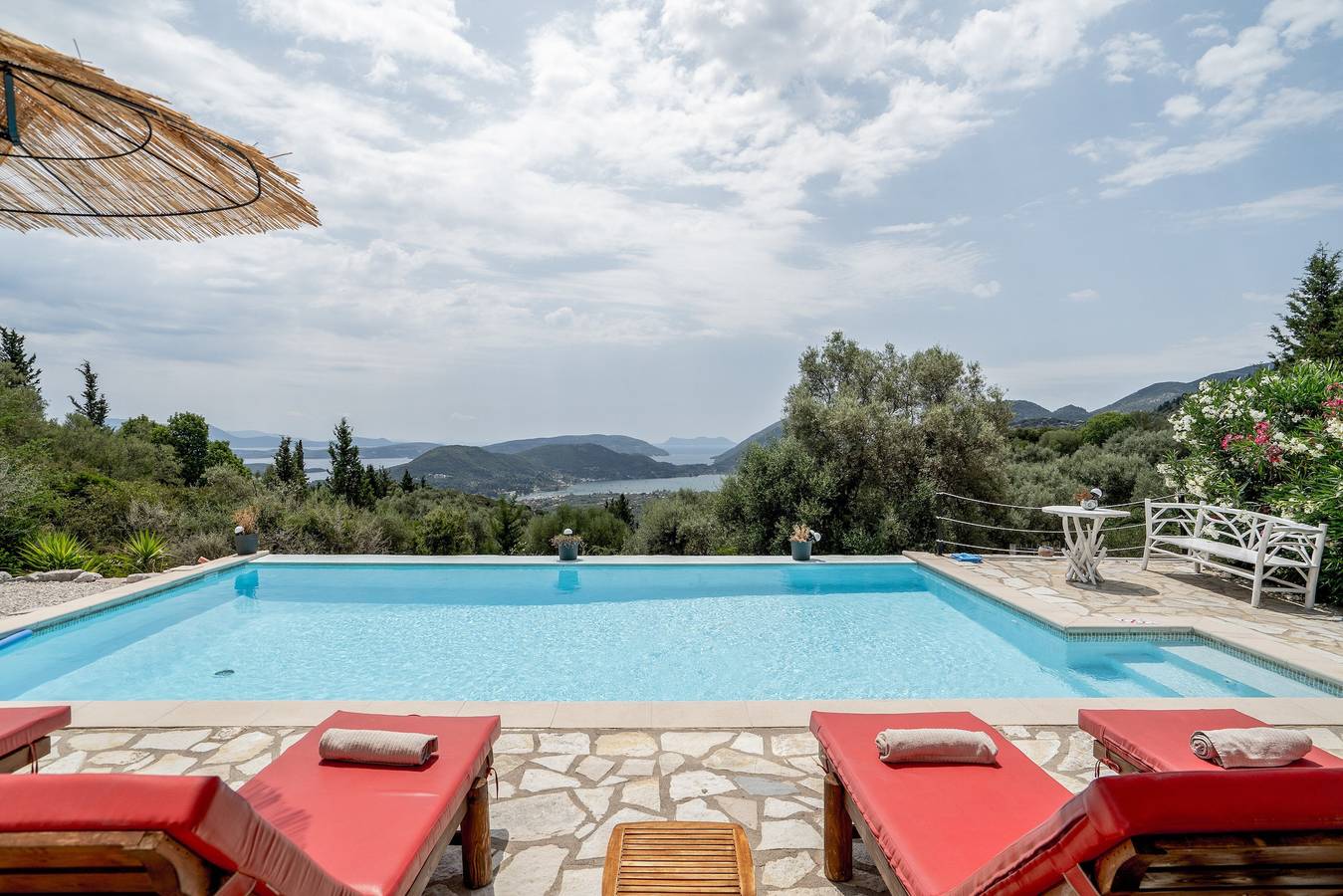 Villa 'Maura-lefkada' with Sea View, Wi-Fi and Air Conditioning in Rachi, Greece