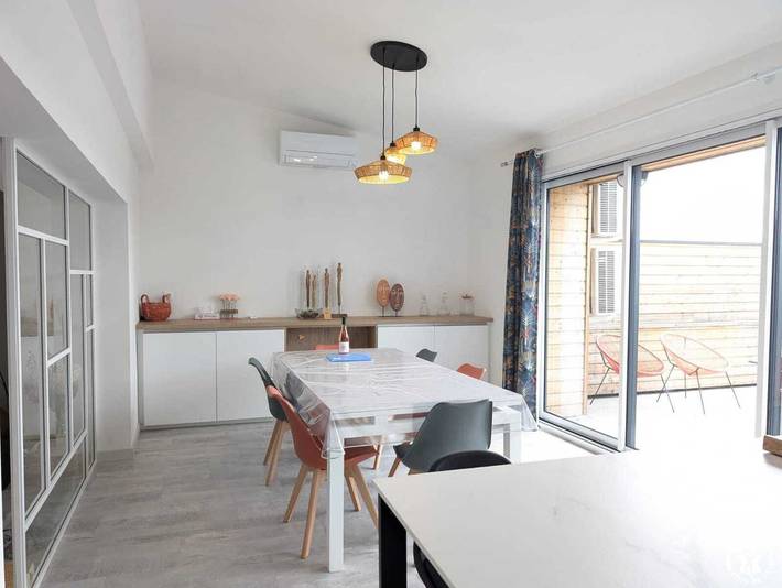 Gîte pour 8 personnes, avec jardin