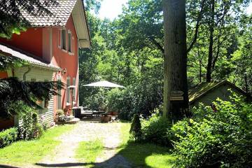 Ferienwohnung für 7 Personen, mit Garten und Terrasse sowie Sauna in Märkische Schweiz