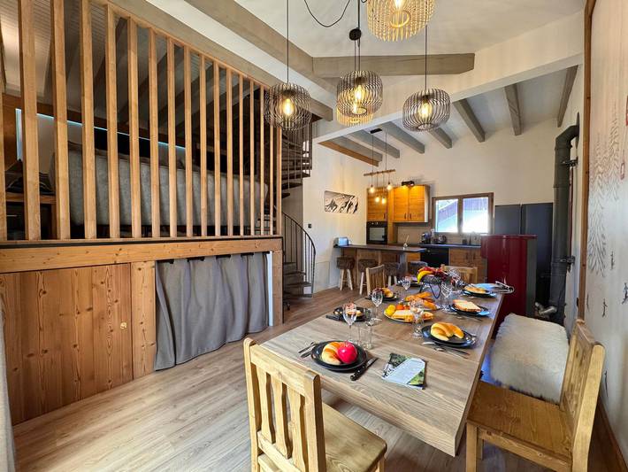 Geräumiges Chalet mit Kamin - 10 Pers. in Vars, Briançon und Umgebung