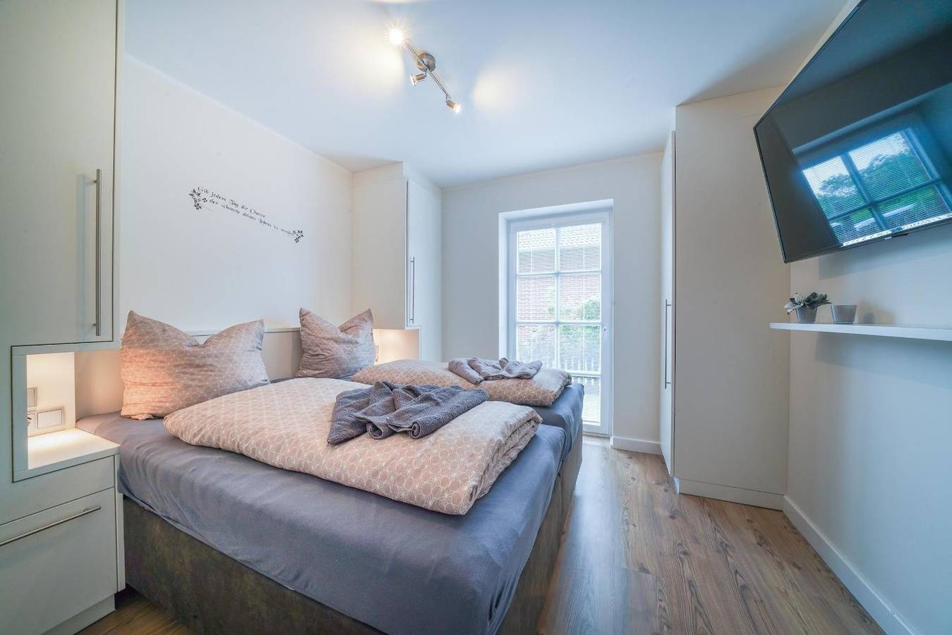 Geheel appartement, Vakantieappartement voor 4 personen met balkon/terras in Borkum