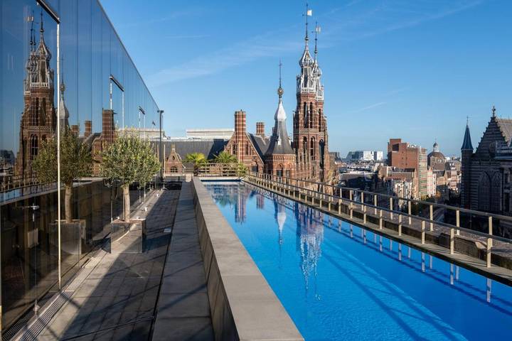 Hotel für 3 Personen, mit Pool und Sauna sowie Terrasse und Whirlpool in Anne Frank Haus - 2