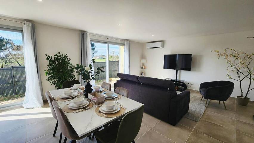 Maison de vacances pour 6 personnes, avec vue et jardin