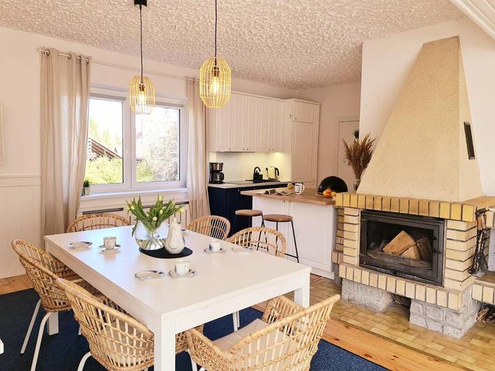 Ferienhaus für 8 Personen, mit Ausblick und Garten, mit Haustier