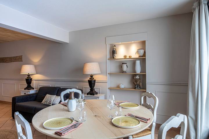 Appartement de vacances pour 3 personnes, avec terrasse et vue sur le lac ainsi que jardin et sauna, animaux acceptés dans le Cantal - 4