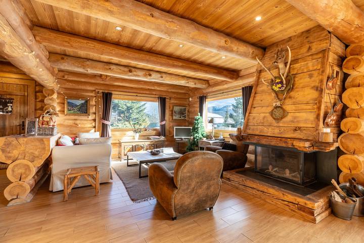 Chalet pour 9 personnes, avec Balcon ainsi que Terrasse et Jardin à Bolquère