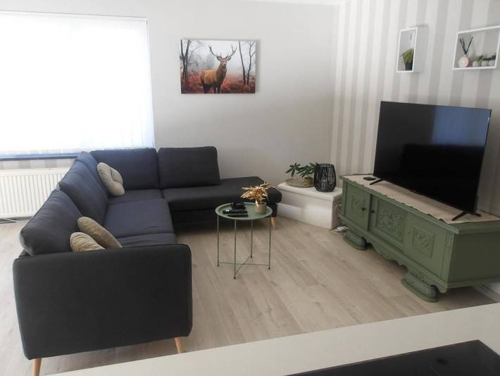 Ferienwohnung für 4 Personen, mit Terrasse und Whirlpool sowie Garten und Sauna in Region Löwen