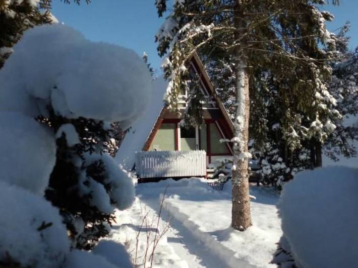 Nur-Dach-Ferienhaus für vier Personen in Neuhausen, Nordschwarzwald