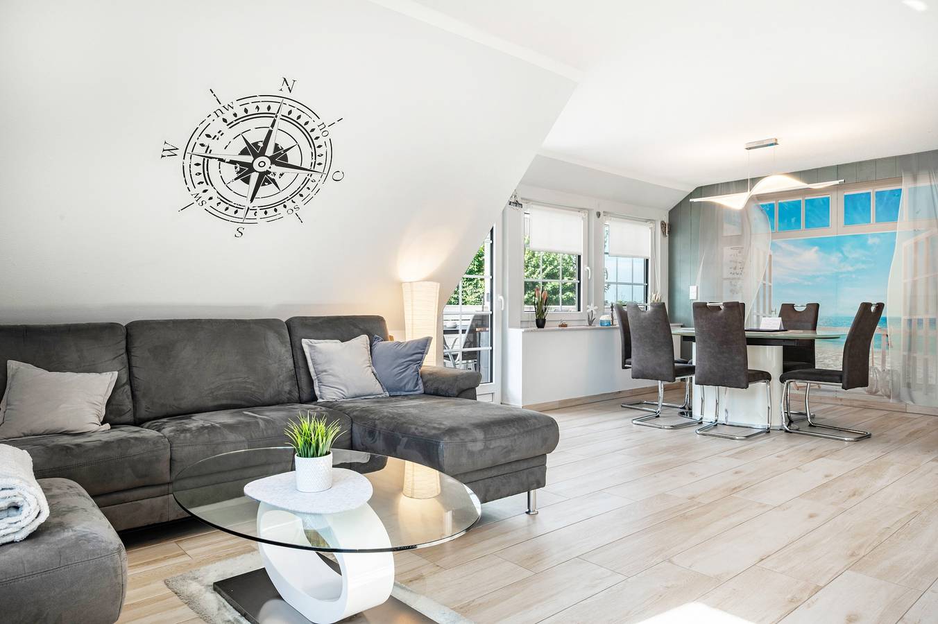 Ganze Wohnung, Apartment 'Ankerplatz' mit Balkon und Wlan in Wischhafen, Cuxland