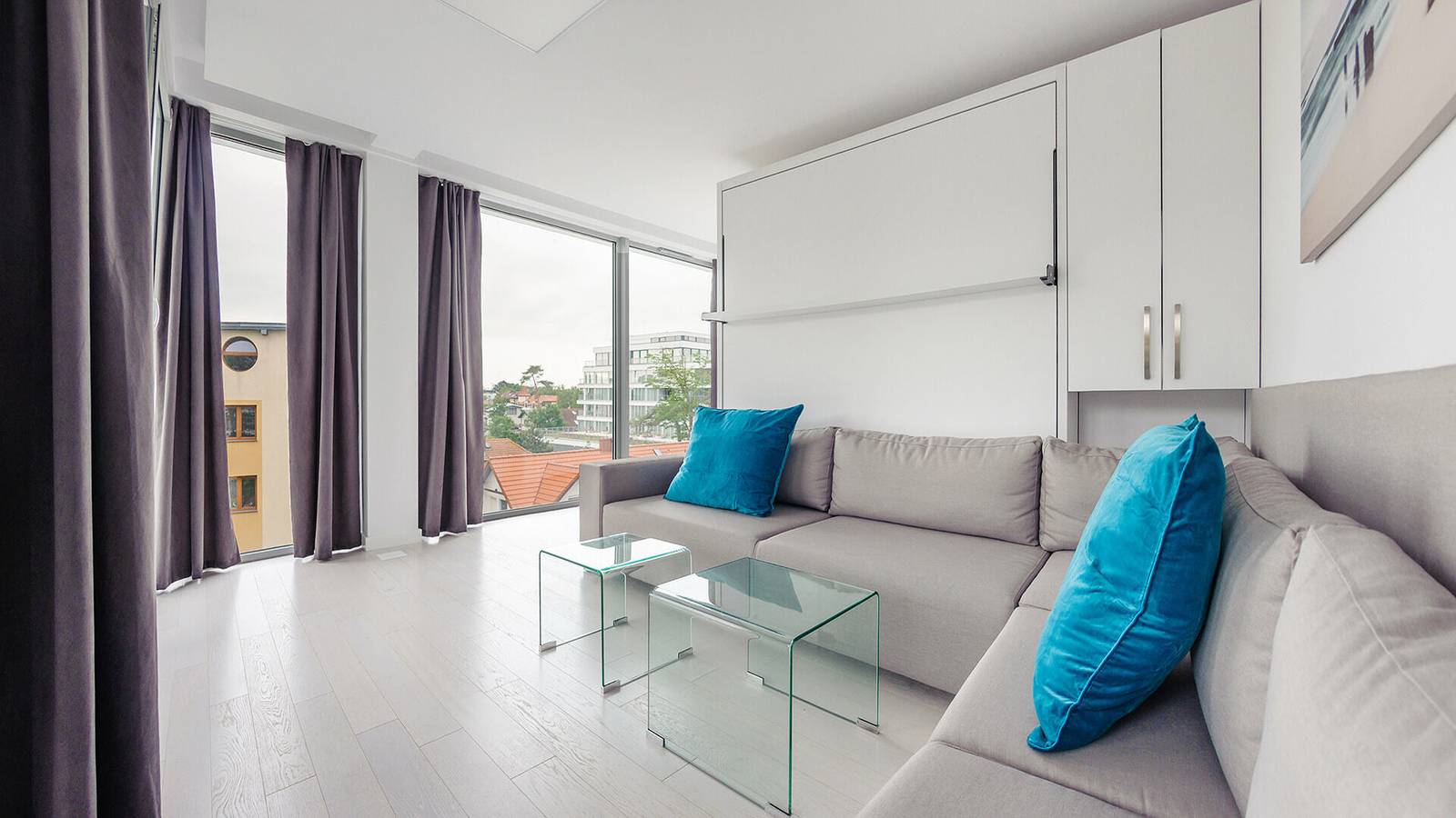 Cały apartament wypoczynkowy, Apartament wakacyjny dla 2 osób z balkon in Mielno, Powiat koszaliński