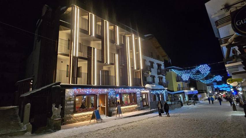 Hotel for 3 personer, med sauna i Cervinia