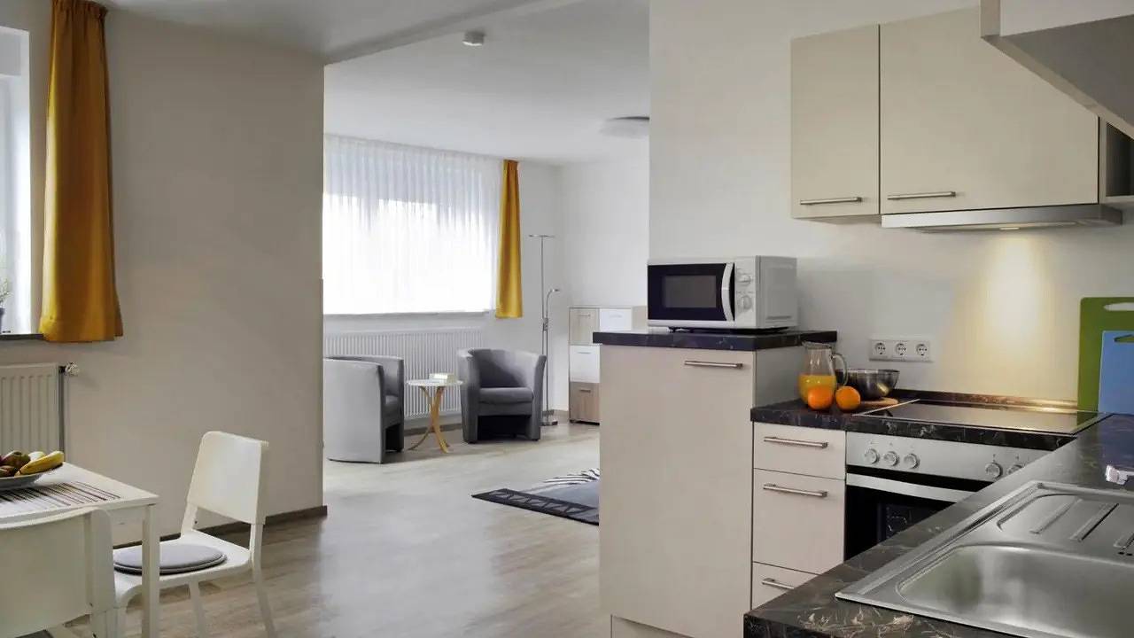 Apartamento vacacional entero, Apartamento de vacaciones para 4 personas con balcón in Bad Salzuflen, Distrito de Lippe