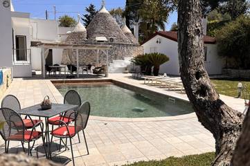 Ferienhaus für 2 Personen, mit Terrasse und Pool, mit Haustier in Ceglie Messapica