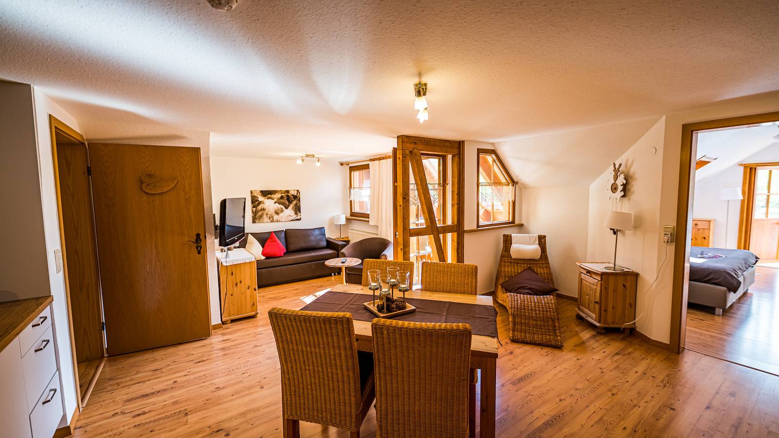 Ganze Ferienwohnung, Gästehaus Holzer Kreuz - Ferienwohnung "Mohn" in Suedlicher Schwarzwald, Fröhnd