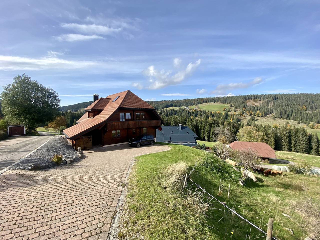 Ganze Ferienwohnung, Ferienwohnung Weideblick - Ferienwohnung Weideblick, 80 qm, 2 Schlafzimmer, 2 Balkone, Terrasse, max. 4 Personen in Blasiwald (Schluchsee), Schluchsee