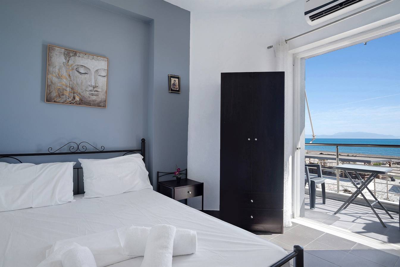 Ganzes Studio, Studio-Apartment 'Iguana 3' mit Meerblick, Wlan und Klimaanlage in Preveza Regionalbezirk