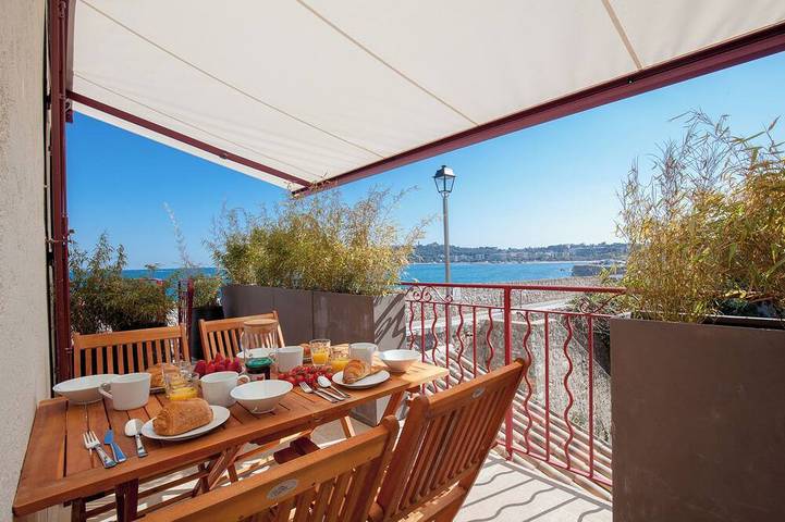 Maison de vacances pour 4 personnes, avec balcon à Antibes