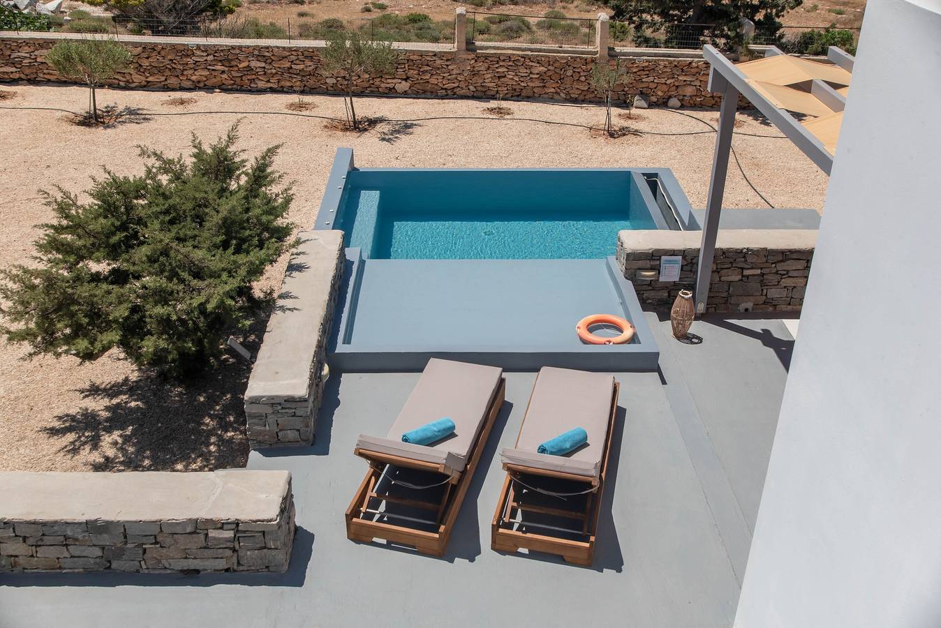 Villa 'Blue Bell Resort Sunrise' with Sea View, Wi-Fi and Air Conditioning in Paros