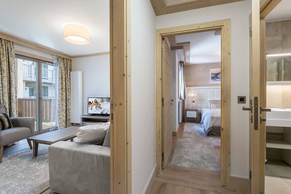Apartamento entero, Apartamento céntrico con acceso a las pistas, parking y Wifi in Saint-Bon-Tarentaise, Les Trois Vallées