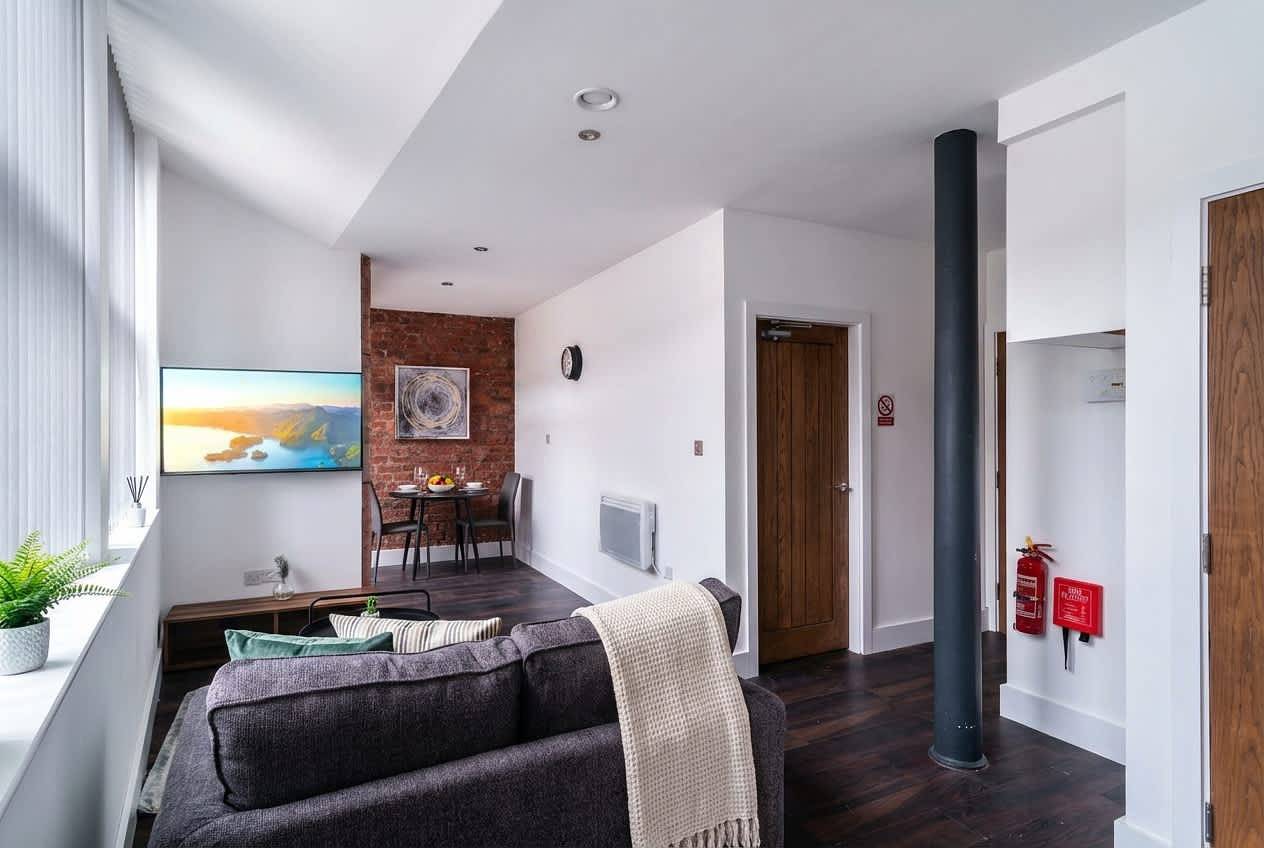 Ganze Wohnung, Modern Central Liverpool Apartment with Balcony in Liverpool, Merseyside