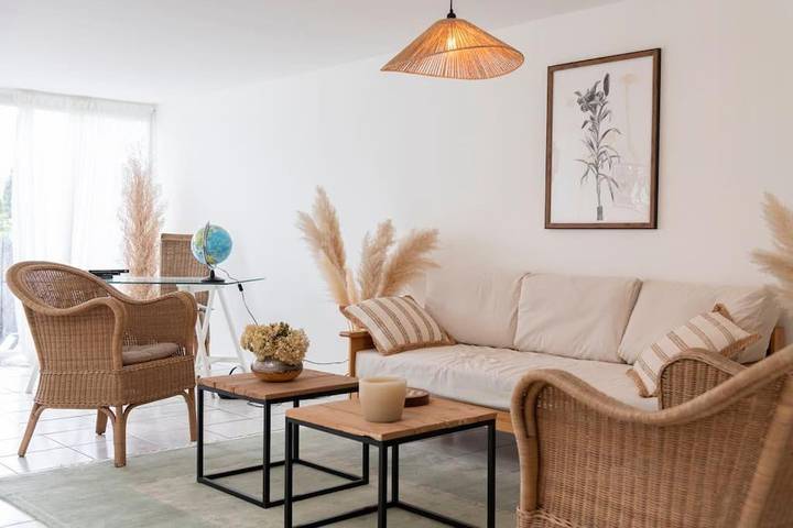 Appartement de vacances pour 2 personnes, avec jardin