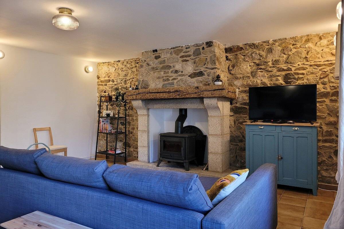 Ferienhaus für 4 Personen mit Garten in Lanrodec, Guingamp Region