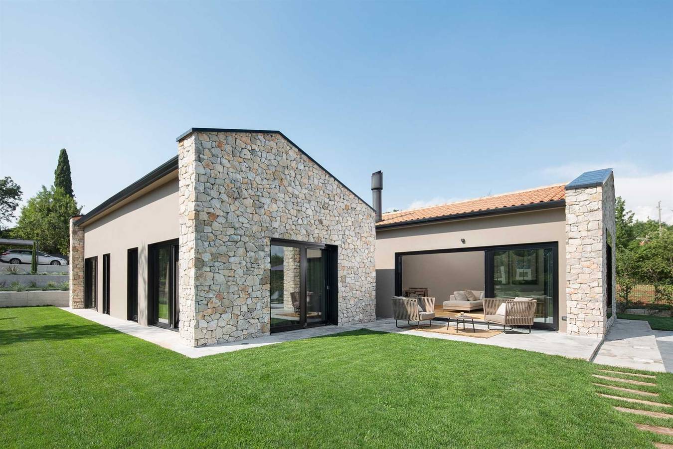 Villa Touch of Nature mit Pool in Skropeti, Zentralistrien