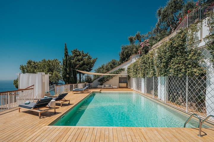 Villa pour 9 personnes, avec Balcon et Jacuzzi ainsi que Jardin et Sauna à San Cosma