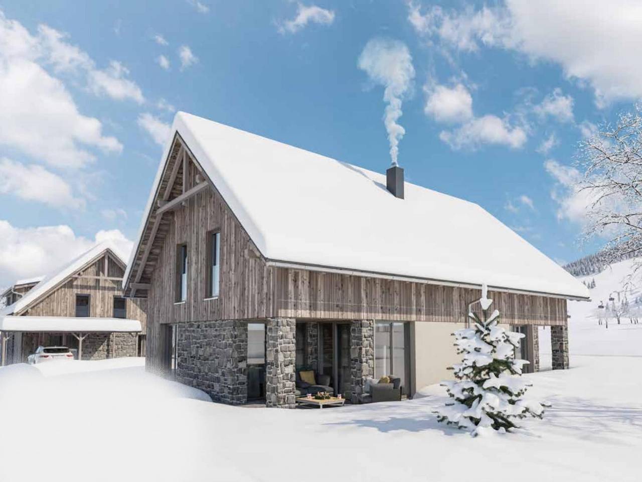 Luxuriöses Haus mit Sauna in Kreischberg in St. Georgen ob Murau, Sankt Georgen am Kreischberg