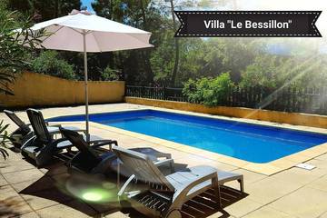 Gîte pour 4 personnes, avec jardin à Correns