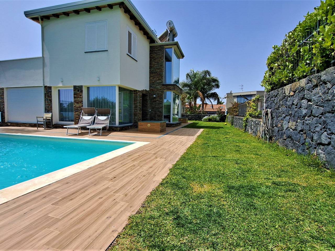 Incantevole casa 3 camere con piscina e barbecue, vicina alla zona sciistica in Mascalucia, Etna
