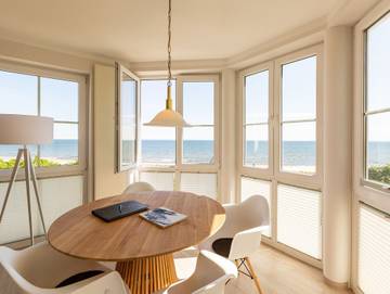 Ferienwohnung für 4 Personen, mit Balkon und Seeblick in Bansin
