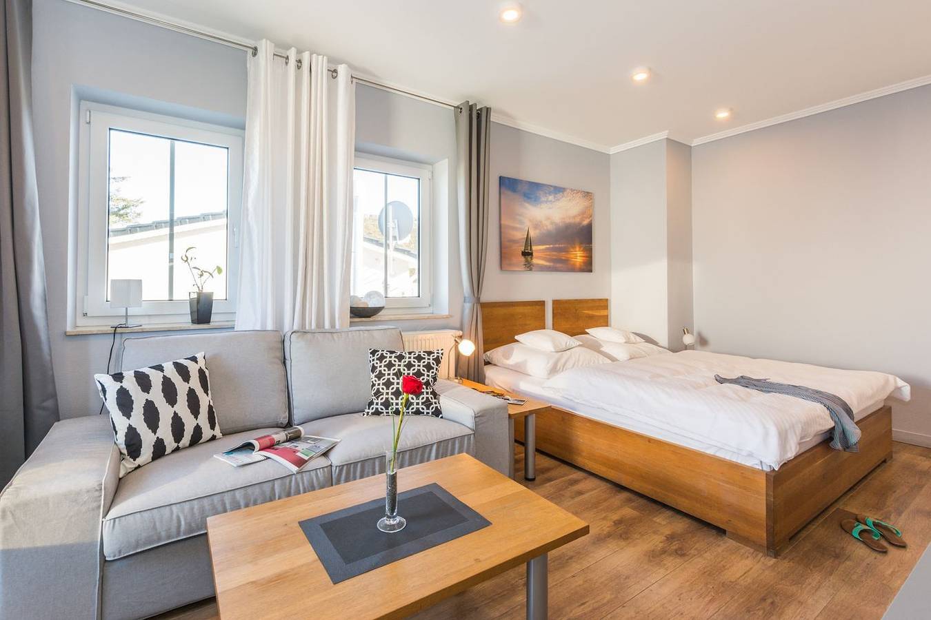 Ganze Wohnung, Ferienappartement "Neue Galerie 2" - im Ortskern ca. 20 m² für 2 Personen in Ahrenshoop, Fischland