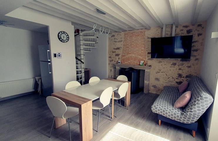 Gîte pour 7 personnes, avec jardin