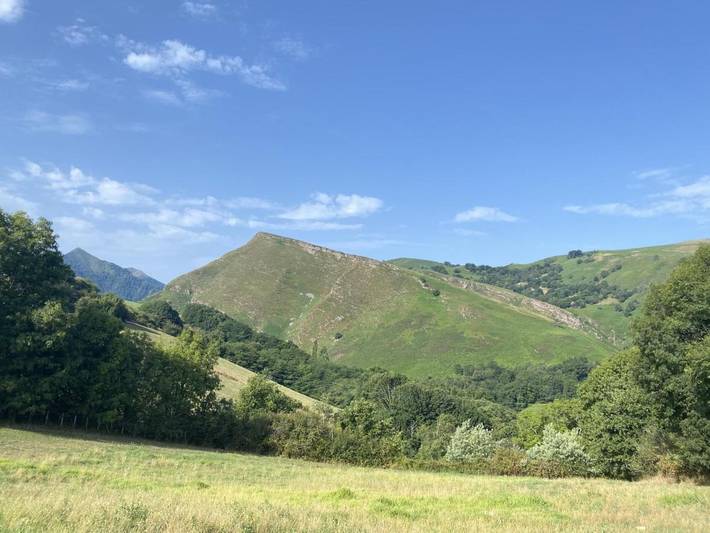 Appartement de vacances pour 2 personnes, avec jardin ainsi que terrasse et vue