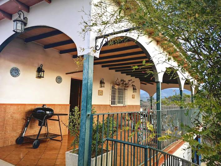 Casa rural para 13 personas, con piscina además de jardín y vistas, Se admiten mascotas en Riogordo - 4