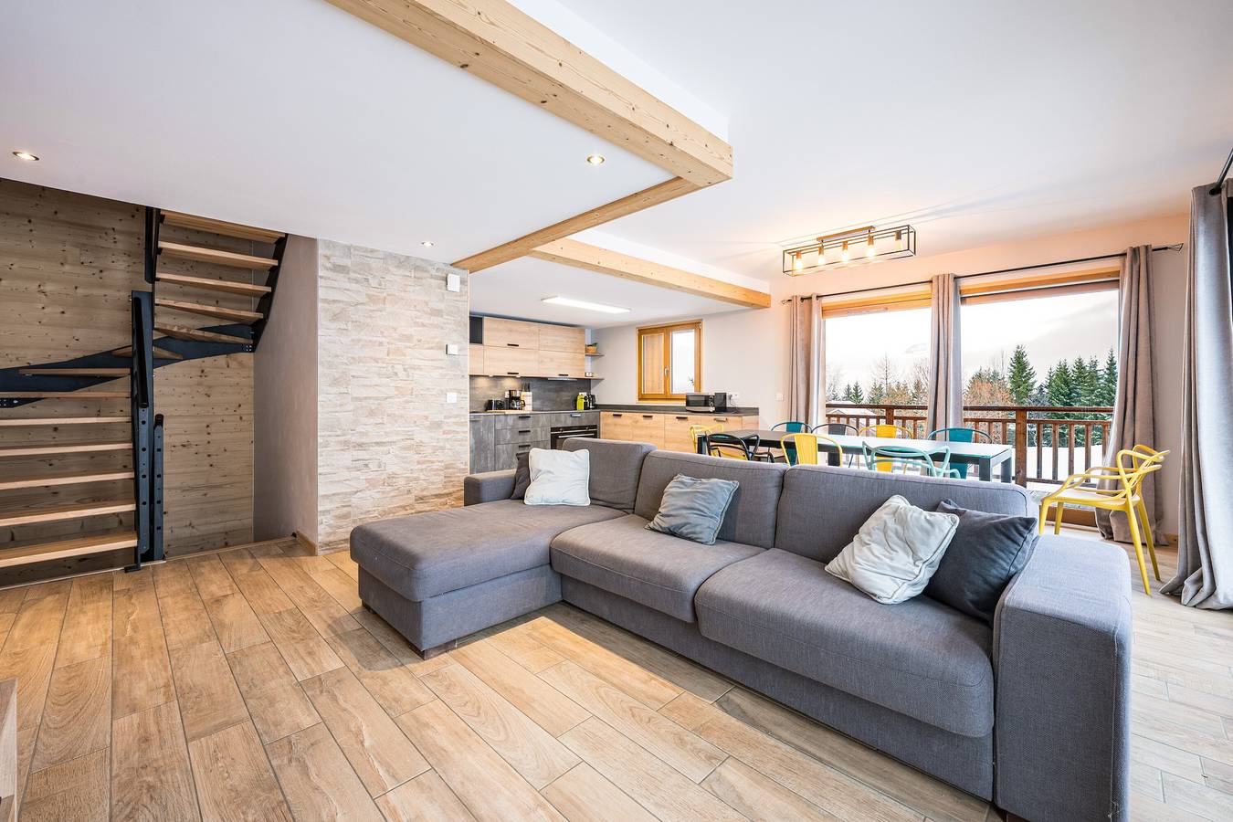 Chalet 'Germain Ski Lodge' con balcón y Wi-Fi in La Toussuire, Fontcouverte-la Toussuire