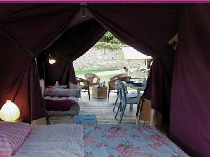 Tente pour 5 personnes, avec bassin pour enfant en Cotes-d'Armor - 4