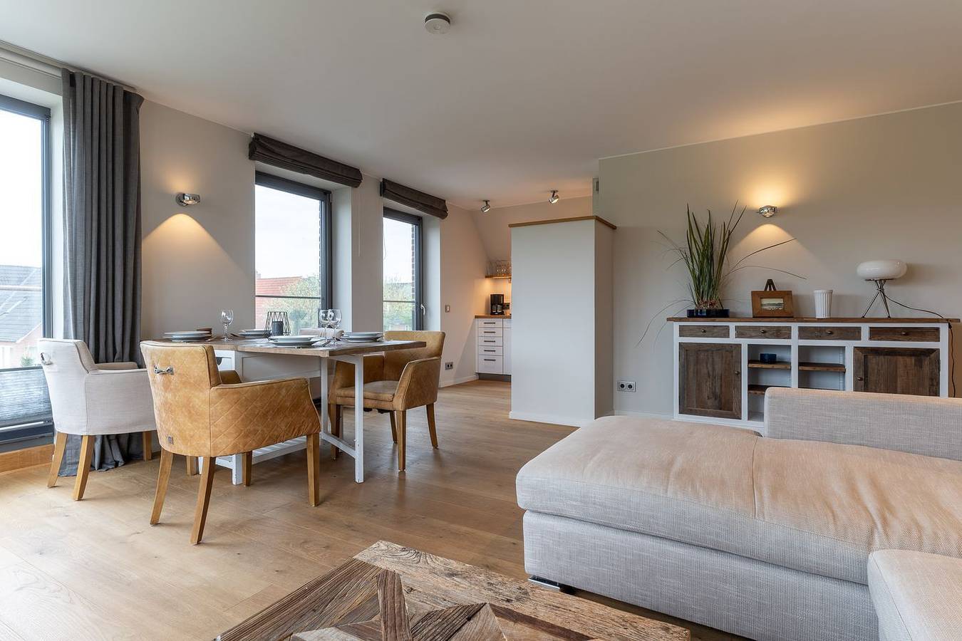 Ganze Wohnung, Achtern Diek Og - modernes Appartement in direkter Strandnähe in St. Peter-Ording, Eiderstedt