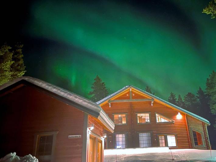 Log cabin for 6 people in Levi