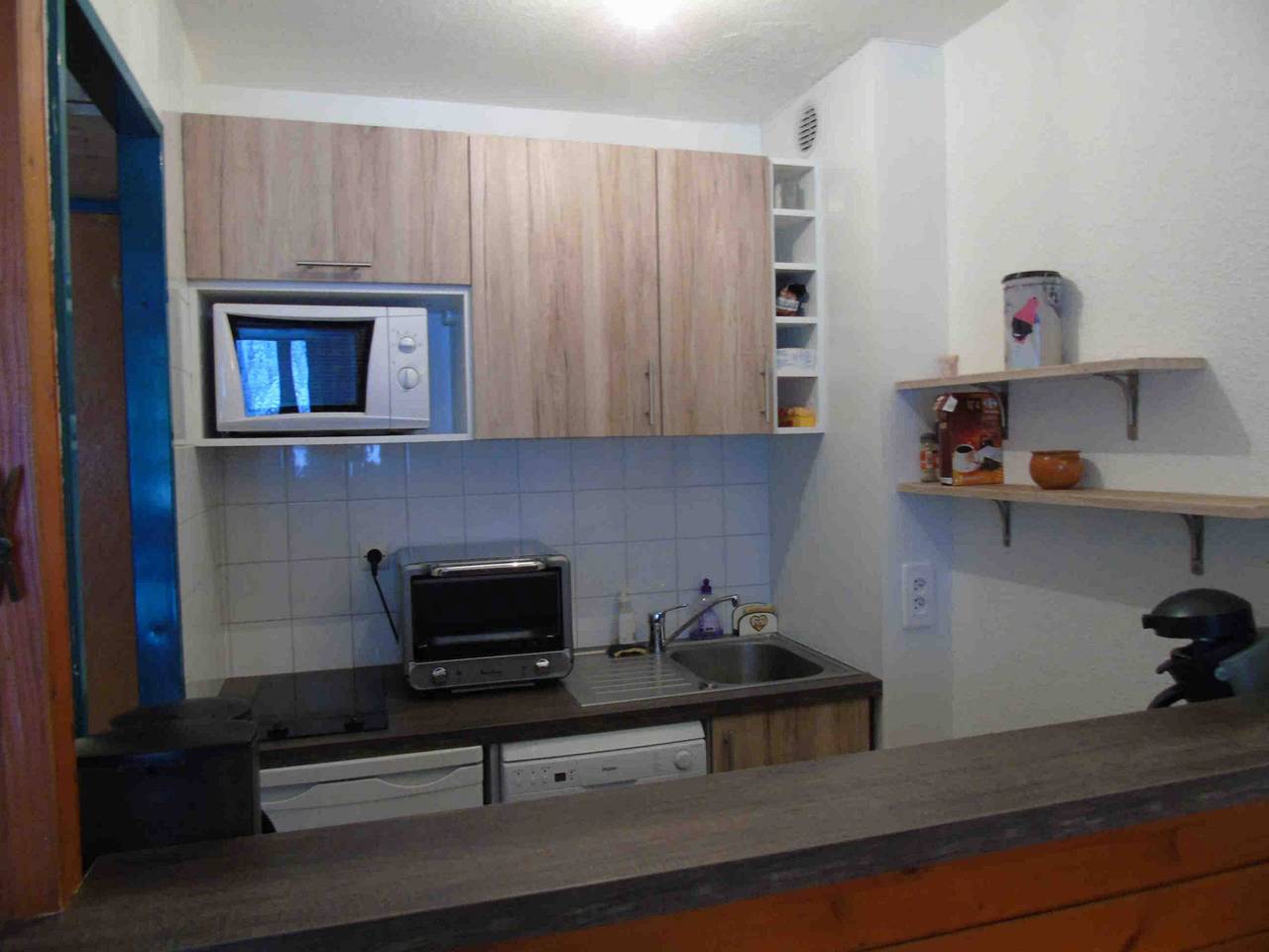 Entire studio, Cozy studio in Valfréjus near cable car, balcony, 4 people in Valfréjus, Modane