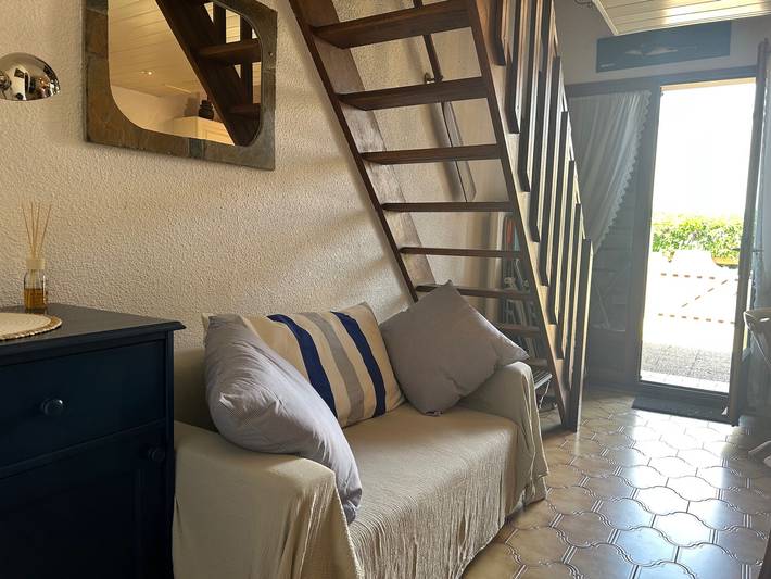 Villa T3 con Mezzanine, 6P, Centro, 600m Playa, Equipos Completos, Ideal Familias in Saint-Cyprien-Plage, Saint-Cyprien