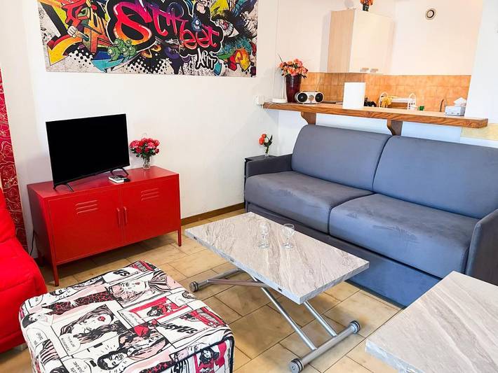 Gîte pour 4 personnes, avec balcon et vue dans Plage De Napoleon L Ile Rousse - 2