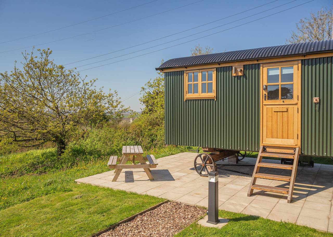 Wheal Shepherd Hut in St Agnes, Cornwall