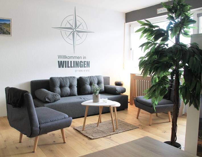 Hütte für 4 Personen, mit Balkon und Garten in Willingen