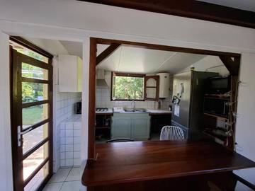 Gîte pour 6 personnes, avec balcon ainsi que jardin et vue, adapté aux familles dans Vincendo
