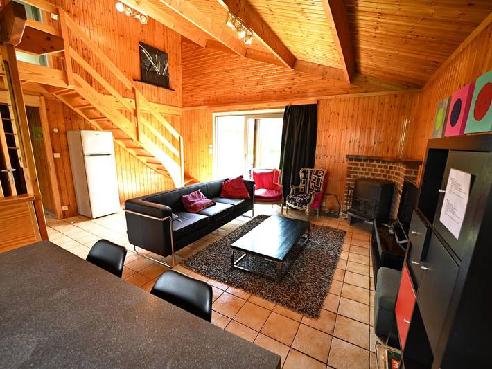 Chalet pour 8 personnes, avec jacuzzi ainsi que sauna et terrasse, animaux acceptés en Belgique - 3