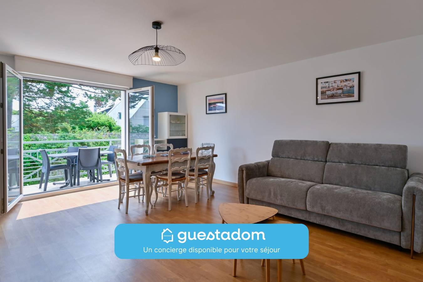Ganze Wohnung, Ferienwohnung für 6 Personen mit Garten in Le Croisic, Côte d'Amour