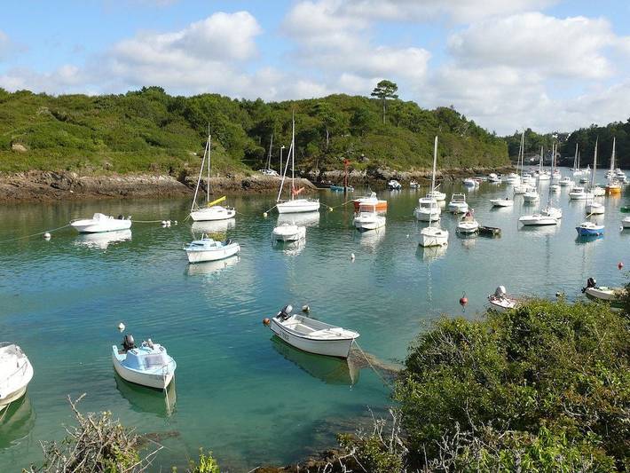 Cottage pour 4 personnes, avec jardin à Moëlan-sur-Mer