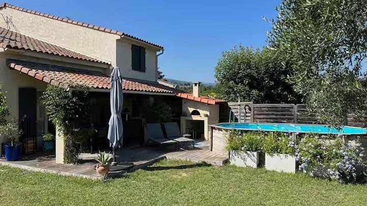 Villa pour 6 personnes, avec jardin et piscine à Mouans-Sartoux